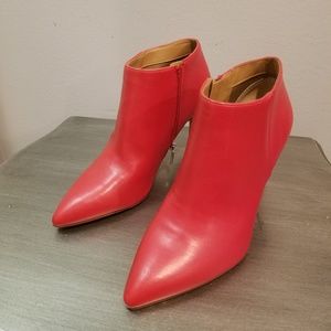 Red Franco Sarto Booties!